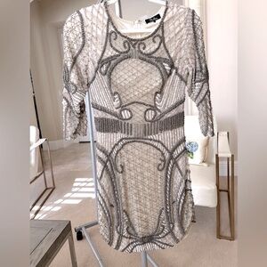 Parker Beaded Mini Dress, Small